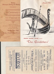 Document - GERTRUDE PERRY COLLECTION: THEATRE PROGRAMMES, 1946 - 1962