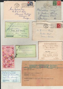 Ephemera - GERTRUDE PERRY COLLECTION: BOX OF GERTRUDE PERRY'S MEMENTOES