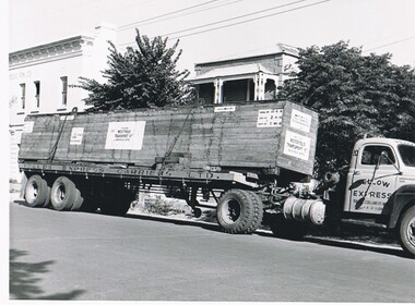 Photograph - HANRO COLLECTION: ARRIVAL OF MACHINERY