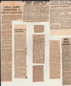 Newspaper - GERTRUDE PERRY COLLECTION: NEWSPAPER CUTTINGS GERTRUDE PERRY