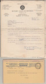 Document - GERTRUDE PERRY COLLECTION: CONGRATULATORY MESSAGES CHURCH CHOIR, 1945 - 1950