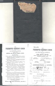 Book - GERTRUDE PERRY COLLECTION: FEDERATED SEAMENS UNION CONTRIBUTIONS & LEVIES BOOK, 1900