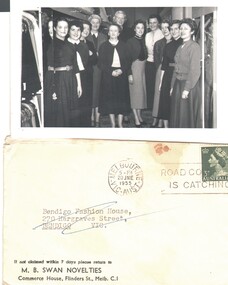 Photograph - GERTRUDE PERRY COLLECTION: GROUP PHOTOGRAPH FEATURING GERTRUDE PERRY, 1955