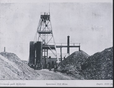 Negative - TOM PATULLO COLLECTION:  SPECIMEN HILL MINE,BENDIGO