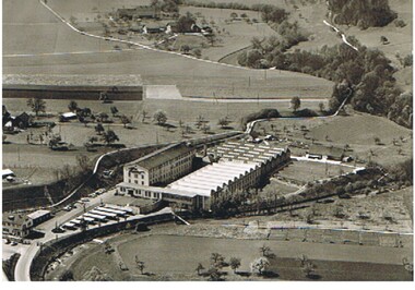 Photograph - HANRO COLLECTION: AERIAL PHOTO OF FACTORY