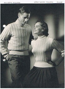 Photograph - HANRO COLLECTION: MEN'S AND LADIES PULLOVER NO. 147, not known