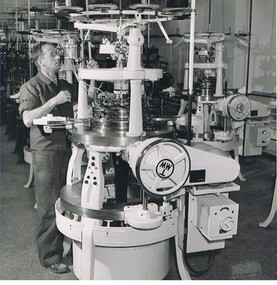 Photograph - HANRO COLLECTION: MACHINERY IN FACTORY, no known
