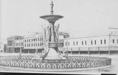 Negative - TOM PATULLO COLLECTION:  ALEXANDRA FOUNTAIN, BENDIGO