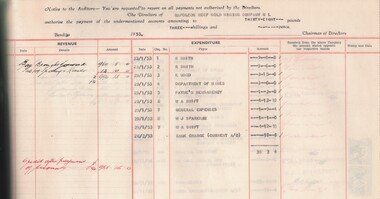 Book - MCCOLL, RANKIN AND STANISTREET COLLECTION: ACCOUNTS FOLIO, 1950/53