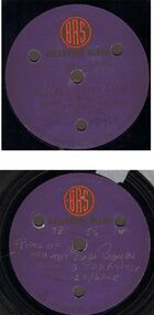 Audio - GERTRUDE PERRY COLLECTION: RECORDING OF PERFORMANCE BY GERTRUDE PERRY, 1950