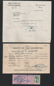 Document - ABBOTT  COLLECTION: CORRESPONDENCE, 1920 - 1960