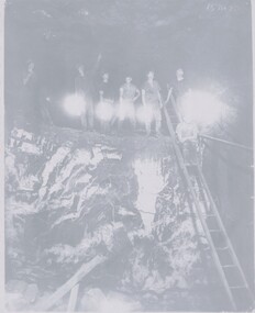 Negative - TOM PATULLO COLLECTION:  MINERS UNDERGROUND