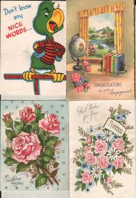 Document - GERTRUDE PERRY COLLECTION: ASSORTED CARDS, 1938 - 53 - 56