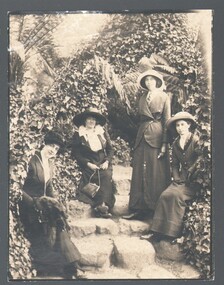 Photograph - WES HARRY COLLECTION: FOUR LADIES, Early 1900's