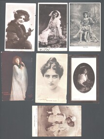 Postcard - WES HARRY COLLECTION: 7 POSTCARDS, 1904 - 07
