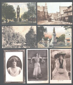 Postcard - WES HARRY COLLECTION: 7 POSTCARDS, 1904 - 07