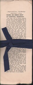 Document - MCCOLL, RANKIN AND STANISTREET COLLECTION: WORK ON INNER REEF AT CENTRAL DEBORAH, 1944