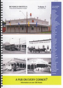 Book - A PUB ON EVERY CORNER BENDIGO & SURROUNDS  VOLUME 3, 2009