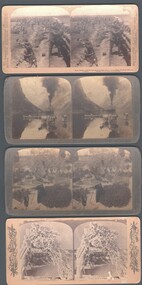 Photograph - WES HARRY COLLECTION: 4 STEREOGRAPHIC CARDS, 1905 ?