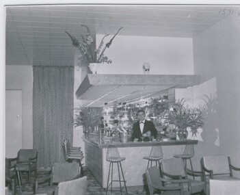 Photograph - TOM PATULLO COLLECTION:  MAN IN DINNER SUIT POURING A DRINK