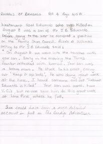 Document - INFORMATION: (LT.) NOEL EDWARDS