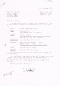 Document - CORRESPONDENCE: JAMES SALTER ARMSTRONG