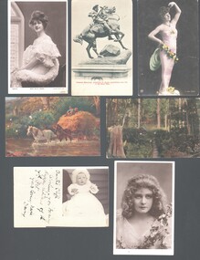 Postcard - WES HARRY COLLECTION: 7 POSTCARDS, 1903 - 08
