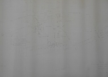 Map - BENDIGO WEEROONA GASWORKS MAP/PLAN COLLECTION: LAY OUT OF NORTHERN SECTION, 1982