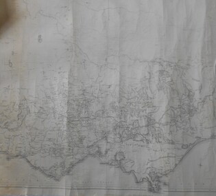 Map - MAP:  VICTORIA MINING DISTRICTS, MINING DIVISIONS AND THE GOLD FIELDS, 1866