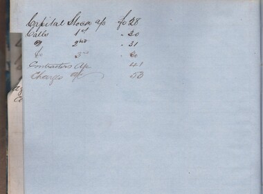 Book - MCCOLL, RANKIN AND STANISTREET COLLECTION:  LEDGER - AMERICAN REEF UNITED G.M CO(REG), 1866 - 1871