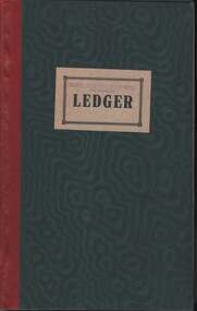Book - MCCOLL, RANKIN AND STANISTREET COLLECTION: LEDGER - SOUTH DEBORAH GOLD MINE N.L, 1940- 1942