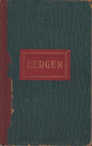 Book - MCCOLL, RANKIN AND STANISTREET COLLECTION:  LEDGER - NORTH DEBORAH MINING CO NL, 1937 - 1940