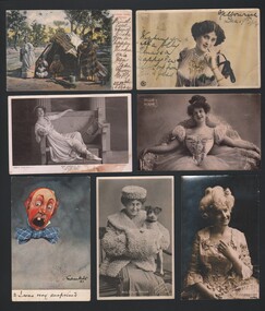 Postcard - WES HARRY COLLECTION: 7 POSTCARDS, 1904 - 07