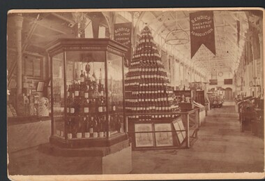 Photograph - WES HARRY COLLECTION: WINE AND FRUIT GROWERS ASSOCIATION MELBOURNE EXHIBITION, 1880's ?