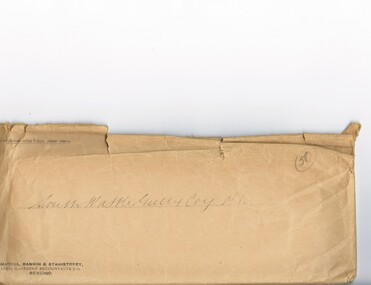 Document - MCCOLL, RANKIN AND STANISTREET COLLECTION: SOUTH WATTLE GULLY, 1936/37