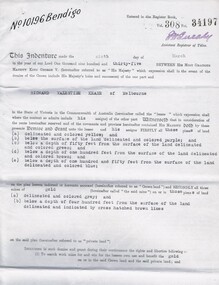 Document - MCCOLL, RANKIN AND STANISTREET COLLECTION: GOLD MINING LEASES, 1941