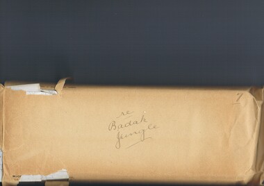 Document - MCCOLL, RANKIN AND STANISTREET COLLECTION: BUX TIN MINE/BADAK JUNGLE, 1920