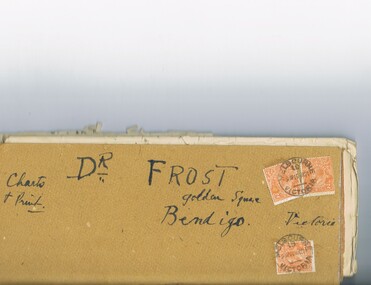Document - MCCOLL, RANKIN AND STANISTREET COLLECTION:  DR FROST, 1920