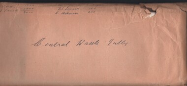 Document - MCCOLL, RANKIN AND STANISTREET COLLECTION: SHARES, CENTRAL WATTLE GULLY, 1937