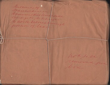 Document - MCCOLL, RANKIN AND STANISTREET COLLECTION:  MONUMENT HILL CONSOLIDATED (BENDIGO)