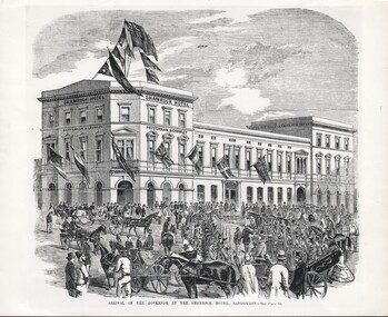 Photograph - WES HARRY COLLECTION: ARRIVAL OF THE GOVENOR, 1864