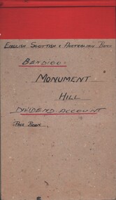 Document - MCCOLL, RANKIN AND STANISTREET COLLECTION:  MONUMENT HILL CONSOLIDATED, 1944/51