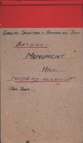 Document - MCCOLL, RANKIN AND STANISTREET COLLECTION:  MONUMENT HILL CONSOLIDATED, 1944/51