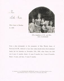 Document - DOCUMENT: THE CRUIKSHANK CENTENARY, 1959
