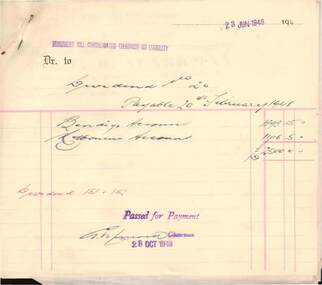 Document - MCCOLL, RANKIN AND STANISTREET COLLECTION:  MONUMENT HILL CONSOLIDATED, 1951