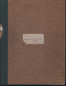 Document - MCCOLL, RANKIN AND STANISTREET COLLECTION:  MONUMENT HILL CONSOLIDATED NL, 1934/42