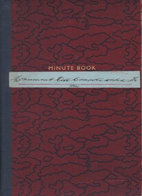 Document - MCCOLL, RANKIN AND STANISTREET COLLECTION: MONUMENT HILL CONSOLIDATED NL MINUTE BOOK, 1950/53