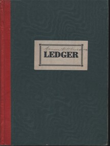 Document - MCCOLL, RANKIN AND STANISTREET COLLECTION: LEDGER, 1934/52