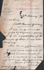 Document - CONNELLY, TATCHELL, DUNLOP COLLECTION: LEGAL PAPERS