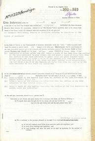 Document - MCCOLL, RANKIN AND STANISTREET COLLECTION: INDENTURE NO. 11229 BENDIGO, 1947